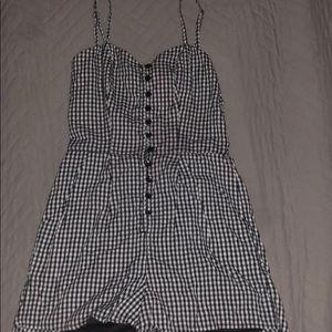 gingham romper